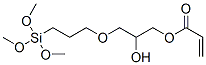 2-hydroxy-3-[3-(trimethoxysilyl)propoxy]propyl acrylate Struktur