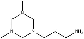 tetrahydro-3,5-dimethyl-1,3,5-triazine-1(2H)-propylamine Struktur