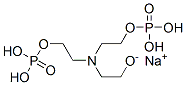 2,2'-[(2-hydroxyethyl)imino]diethyl bis(dihydrogen phosphate), sodium salt Struktur