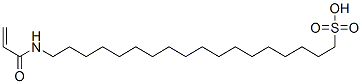 [(1-oxoallyl)amino]octadecanesulphonic acid Struktur