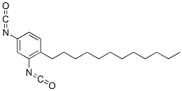 6-dodecyl-1,3-phenylene diisocyanate Struktur