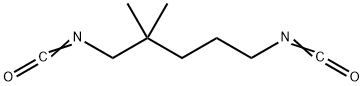 2,2-dimethylpentane-1,5-diyl diisocyanate  Struktur