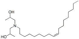 (Z)-1,1'-(octadec-9-enylimino)dipropan-2-ol Struktur