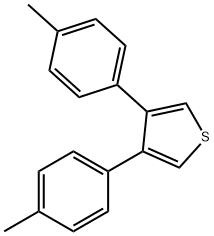 3,4-DI-P-TOLYL-THIOPHENE Struktur