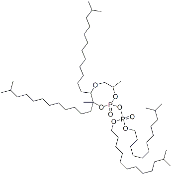 tetraisotridecyl oxybis(methylethylene) diphosphate Struktur