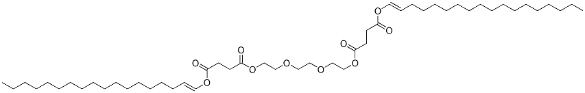 dioctadecenyl-4,15-dioxo-5,8,11,14-tetraoxaoctadecanedioic acid Struktur