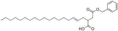 benzyl hydrogen 2-octadecenylsuccinate Struktur