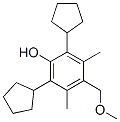 2,6-dicyclopentyl-4-(methoxymethyl)-3,5-xylenol  Struktur