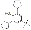 4-tert-butyl-2,6-dicyclopentylphenol Struktur