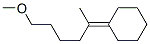 (5-methoxy-1-methylpentylidene)cyclohexane Struktur