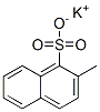 potassium 2-methylnaphthalenesulphonate  Struktur