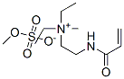 diethylmethyl[2-[(1-oxoallyl)amino]ethyl]ammonium methyl sulphate Struktur