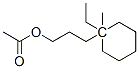 alpha-ethyl-alpha-methylcyclohexylpropyl acetate Struktur