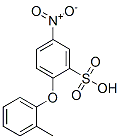 2-(2-methylphenoxy)-5-nitrobenzenesulphonic acid Struktur