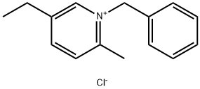 1-benzyl-5-ethyl-2-methylpyridinium chloride Struktur