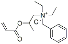 benzyldiethyl[2-[(1-oxoallyl)oxy]propyl]ammonium chloride Struktur