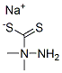 sodium 2,2-dimethyldithiocarbazate Struktur