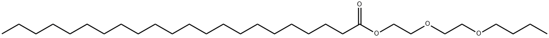 2-(2-butoxyethoxy)ethyl docosanoate Struktur