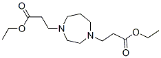 diethyl tetrahydro-1H-1,4-diazepin-1,4(5H)-dipropionate Struktur