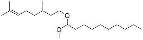 1-[(3,7-dimethyl-6-octenyl)oxy]-1-methoxydecane  Struktur