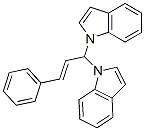 1,1'-(3-phenylallylidene)bis(1H-indole) Struktur