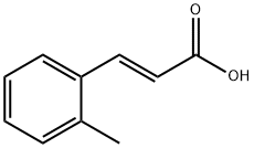 (E)-3-(2-methylphenyl)prop-2-enoic acid Struktur