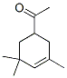 1-(3,5,5-trimethyl-3-cyclohexen-1-yl)ethan-1-one  Struktur