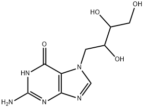 N7-(2',3',4'-Trihydroxybutyl)guanine Struktur