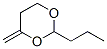 4-methylene-2-propyl-1,3-dioxane Struktur