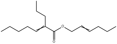 2-hexenyl 2-propylhept-2-enoate Struktur