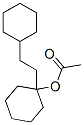 1-(2-cyclohexylethyl)cyclohexyl acetate Struktur