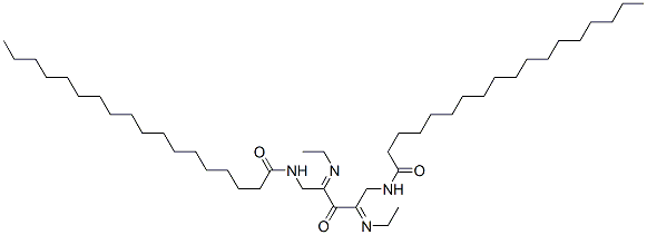 N,N'-[carbonylbis[(ethylimino)ethane-1,2-diyl]]distearamide Struktur