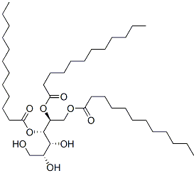 D-glucitol trilaurate Struktur