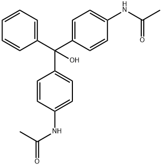 N,N'-[(hydroxyphenylmethylene)di-4,1-phenylene]bis(acetamide) Struktur