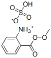 o-(methoxycarboxy)phenylammonium hydrogen sulphate Struktur