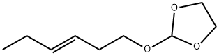 (E)-2-(3-hexenyloxy)-1,3-dioxolane Struktur