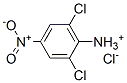 2,6-dichloro-4-nitroanilinium chloride Struktur