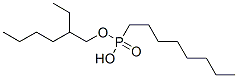 (2-ethylhexyl) hydrogen octylphosphonate Struktur