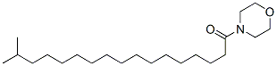 4-(1-oxoisooctadecyl)morpholine Struktur