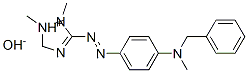 3-[[4-[benzylmethylamino]phenyl]azo]-1,2-dimethyl-1H-1,2,4-triazolium hydroxide Struktur