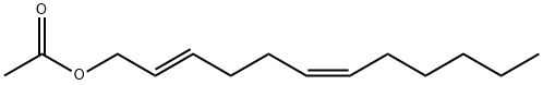 (2E,6Z)-dodeca-2,6-dienyl acetate Struktur