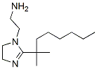 2-(dimethylheptyl)-4,5-dihydro-1H-imidazole-1-ethylamine Struktur