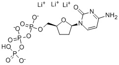 2',3'-DIDEOXYCYTIDINE 5'-TRIPHOSPHATE LITHIUM SALT Struktur