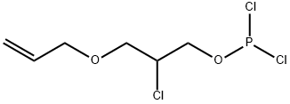 3-(allyloxy)-2-chloropropyl dichlorophosphite Struktur