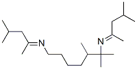 N,N'-bis(1,3-dimethylbutylidene)trimethylhexane-1,6-diamine  Struktur