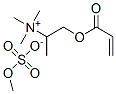 trimethyl[1-methyl-2-[(1-oxoallyl)oxy]ethyl]ammonium methyl sulphate Struktur