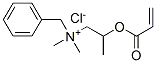 benzyldimethyl[2-[(1-oxoallyl)oxy]propyl]ammonium chloride Struktur