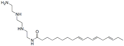 N-[2-[[2-[(2-aminoethyl)amino]ethyl]amino]ethyl]-9,12,15-octadecatrienamide Struktur