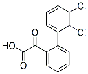 (2,3-dichlorophenyl)oxophenylacetic acid Struktur