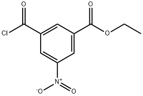 ethyl 3-(chlorocarbonyl)-5-nitrobenzoate  Struktur